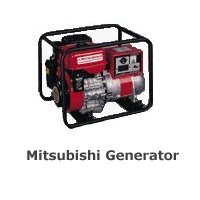 Mitsubishi portable gas generator