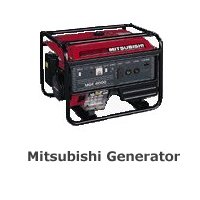 Mitsubishi portable power generator